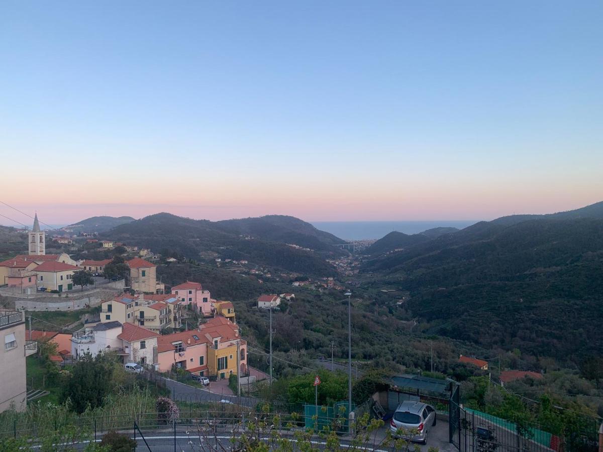 Casa Indipendente Su Due Livelli In Liguria-Vista Mare 6-7 Posti Apartment Magliolo Bagian luar foto