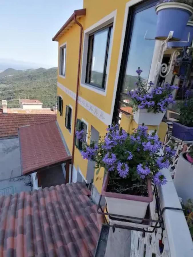 Casa Indipendente Su Due Livelli In Liguria-Vista Mare 6-7 Posti Apartment Magliolo Bagian luar foto